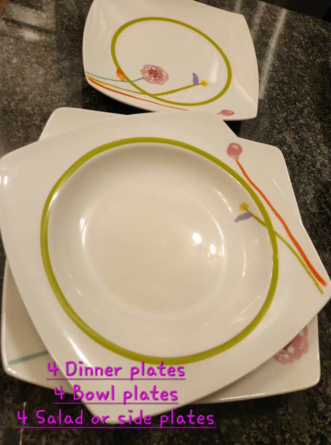 12 Piece Square Dinnerware Set - photo 4