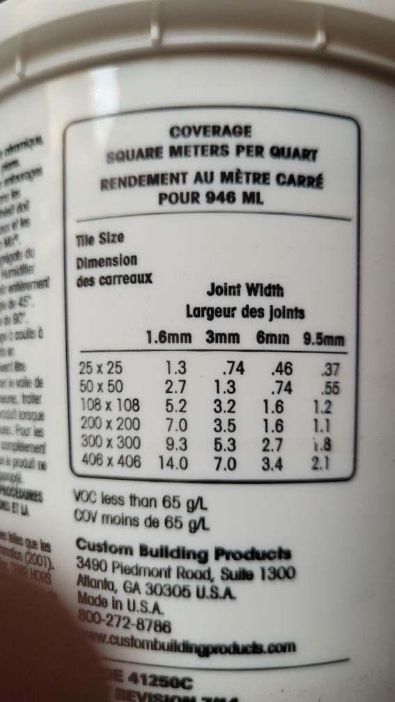 Grout - Pre-Mixed - bright white - photo 4