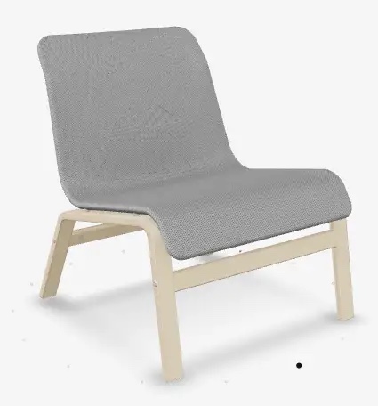 IKEA Nolmyra - Grey Fabric Chair (Have 2)