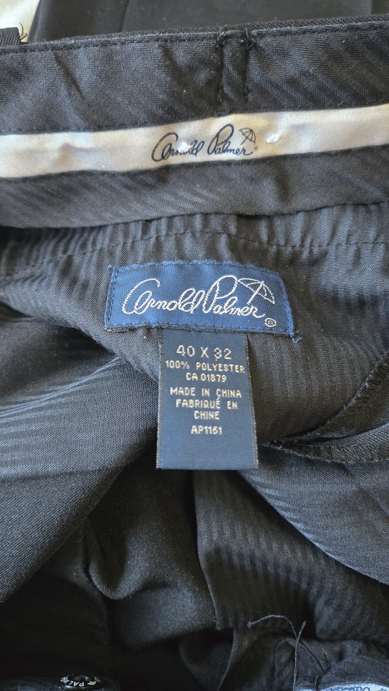 Arnold Palmer Black Dress Pants #Freecycle - photo 2