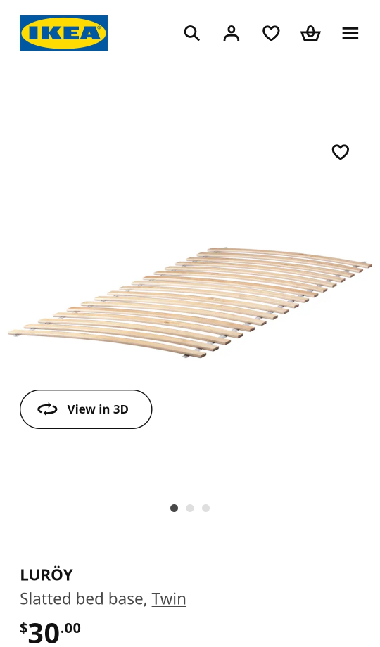 Twin Bed Frame Ikea Songesand - photo 2