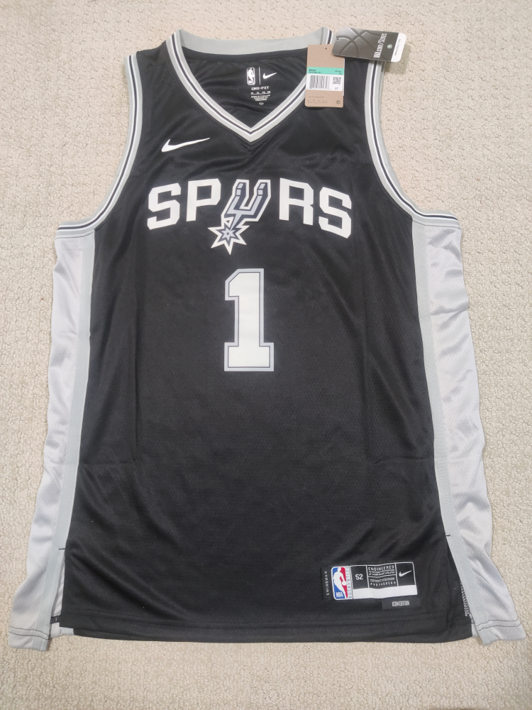 San Antonio Spurs Victor Wembanyama Jersey - photo 2