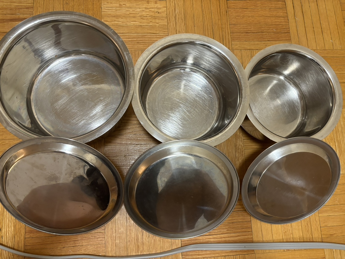 Stainless Steel Cookware Pot Set of 3 with Lids