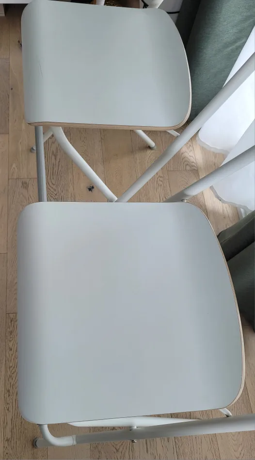 IKEA Franklin white Bar Stools (Set of 2) image indicator(5)