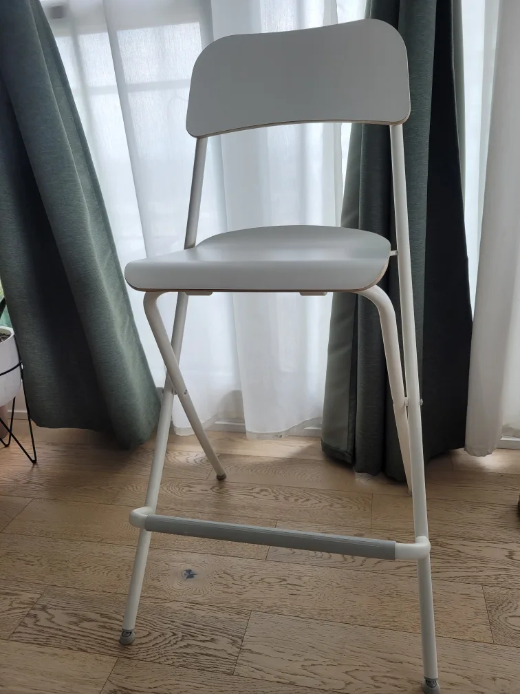 IKEA Franklin white Bar Stools (Set of 2) image indicator(7)
