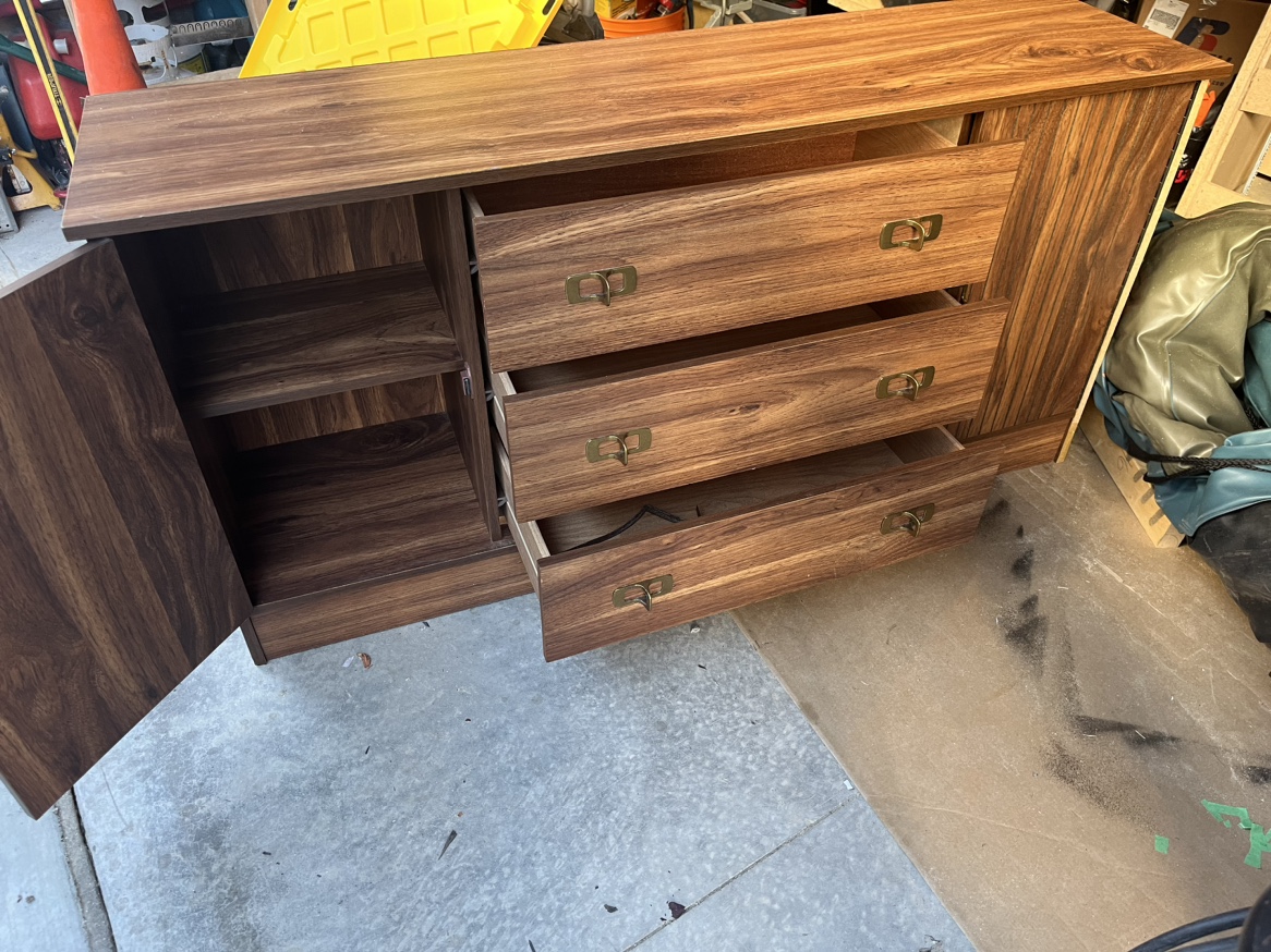 Wooden Cabinet with Drawers