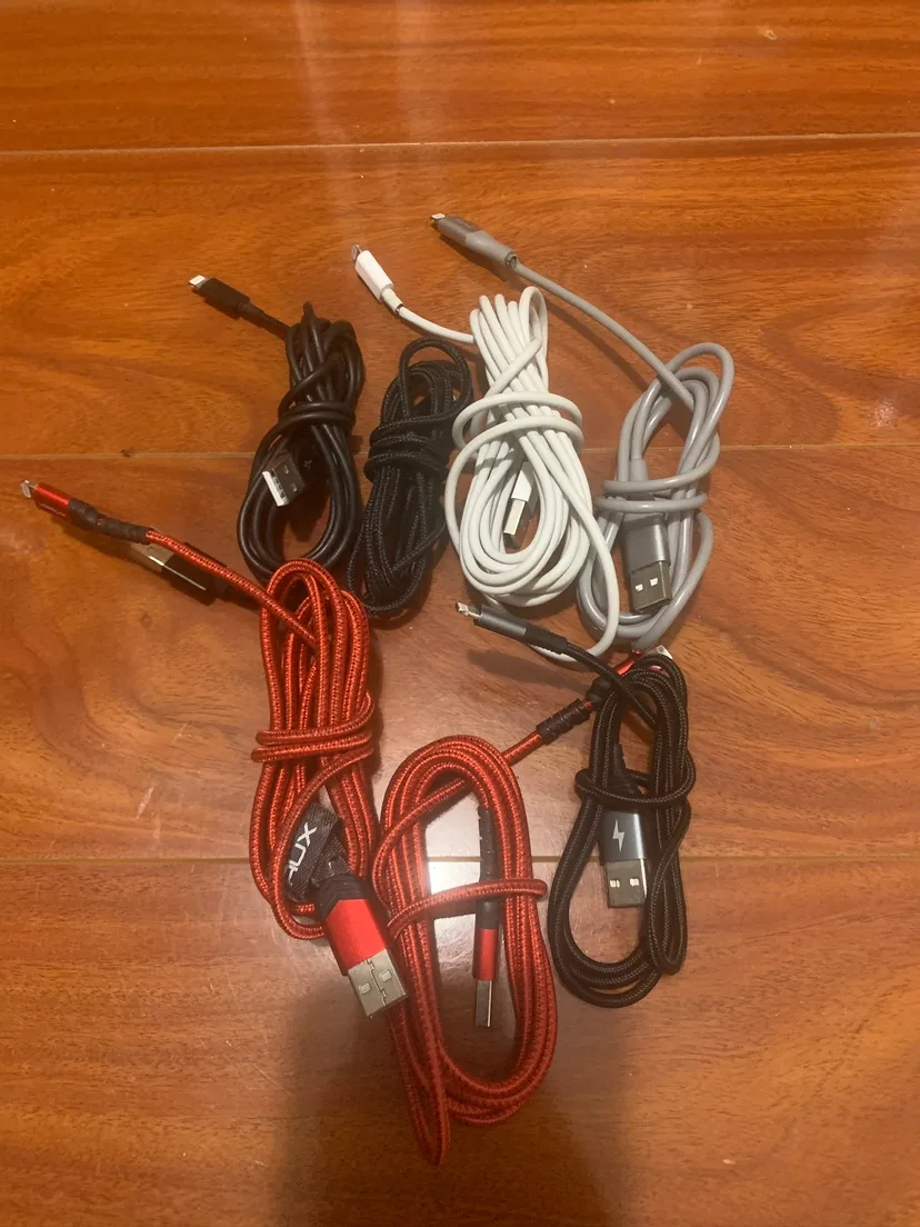 #freecycle 6 Pack Charging Cables(NON-Working) thumbnail
