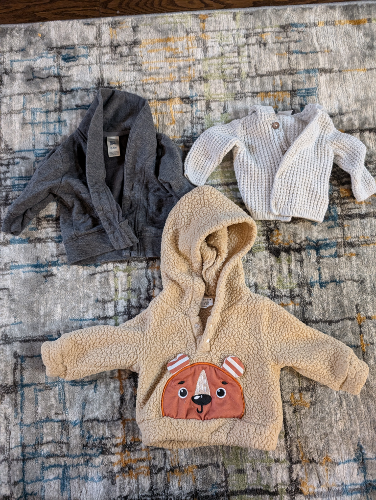 Baby boy sweater bundle NB-3M