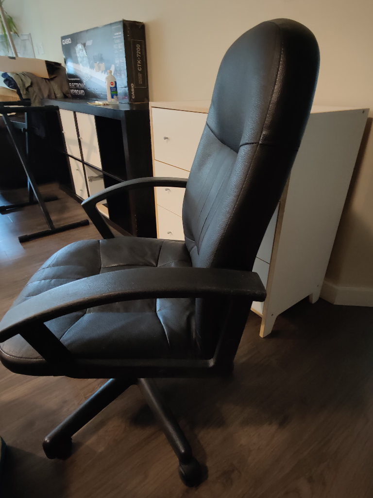 Moving Sale: Black Office Chair - photo 2