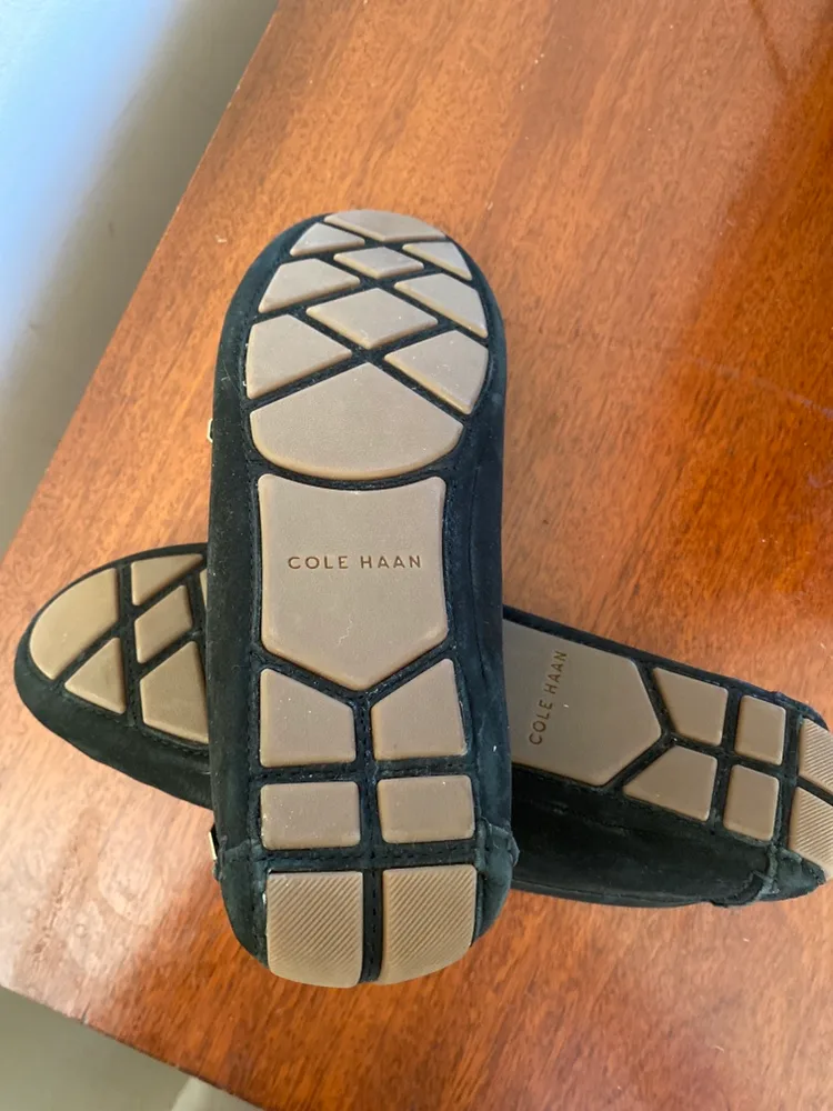 Cole Haan Black Suede Loafers SZ 8.5 image indicator(2)