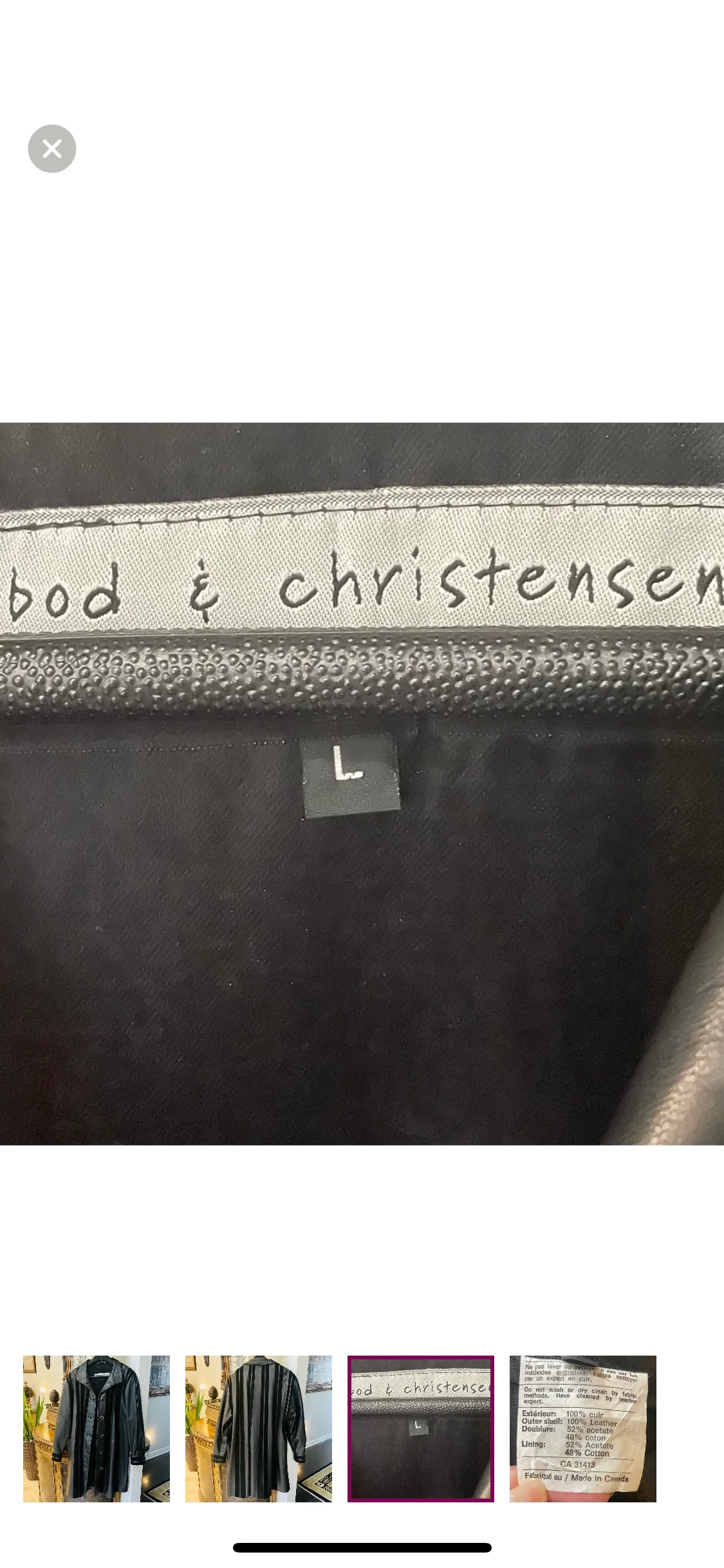 Bod & Christensen Vintage Leather Jacket image indicator(3)