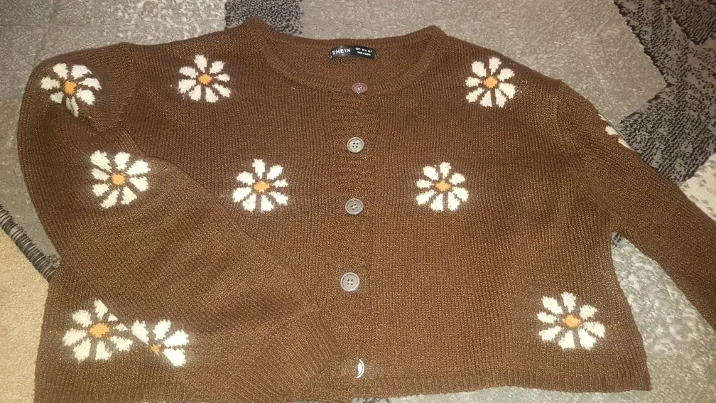 Brown Daisy Cardigan thumbnail
