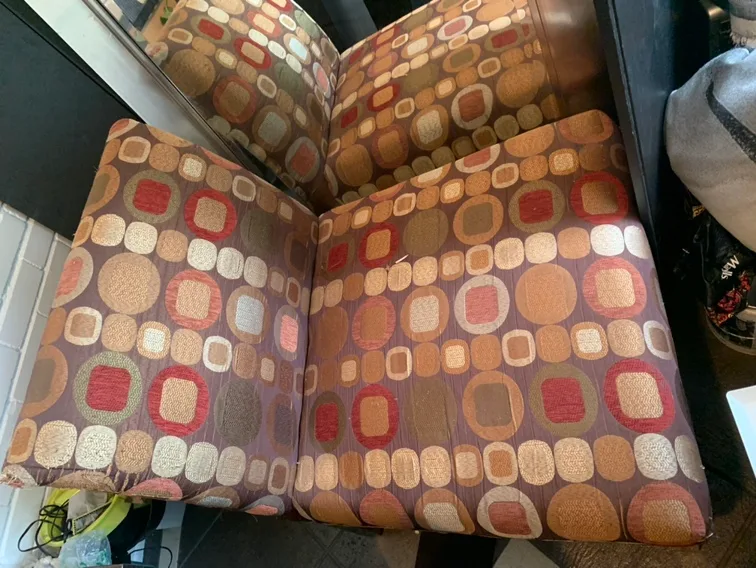 Patterned fabric Accent Chair thumbnail