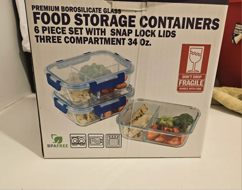 Glass food storage container thumbnail