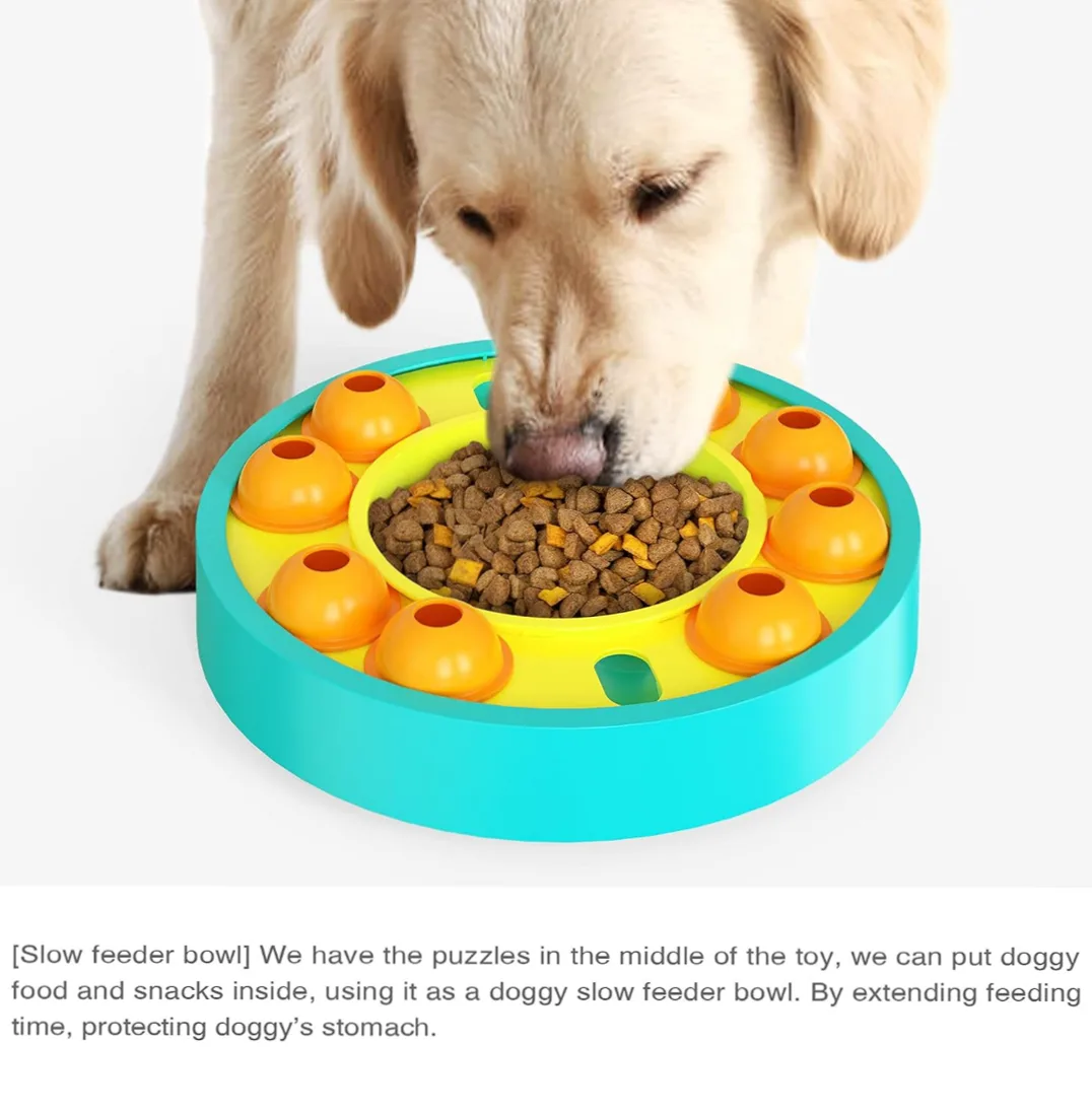 NEW!   Interactive Dog Slow Feeder Bowl image indicator(3)