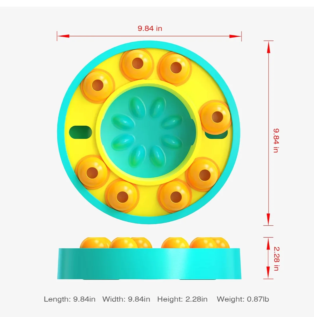 NEW!   Interactive Dog Slow Feeder Bowl image indicator(6)
