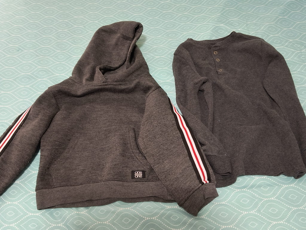 Free Sweater and Long Sleeve Shirt for 5-7 Yrs.  Old