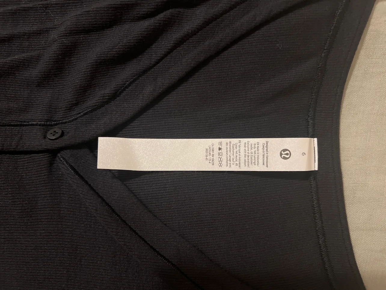 Lululemon Side-Cinch Ribbed Cardigan - size 6 image indicator(5)