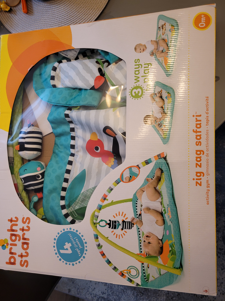 Bright Starts 3-Ways Play Gym - Zig Zag Safari - photo 3