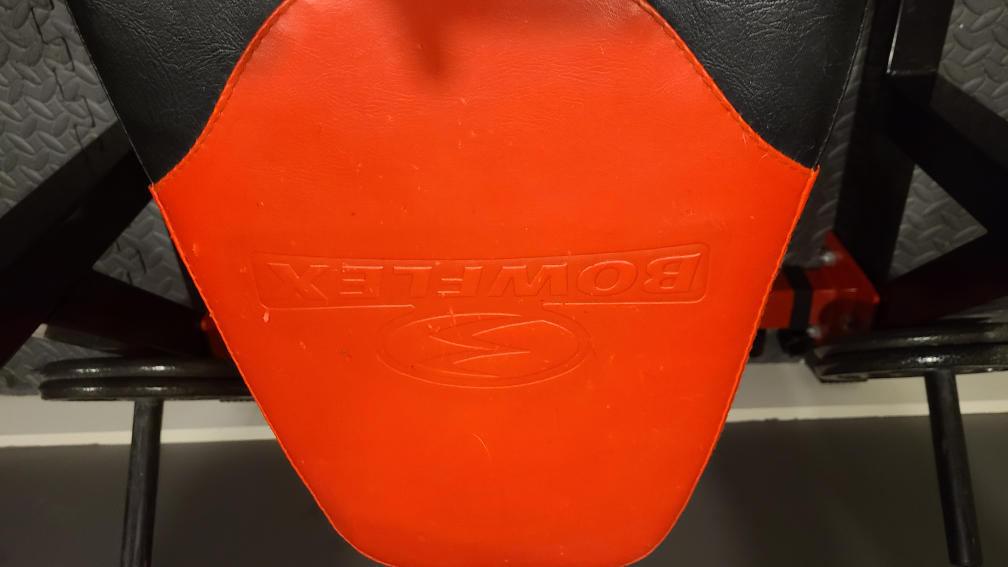 Bowflex Weight Bench, barbell, and weights - photo 3