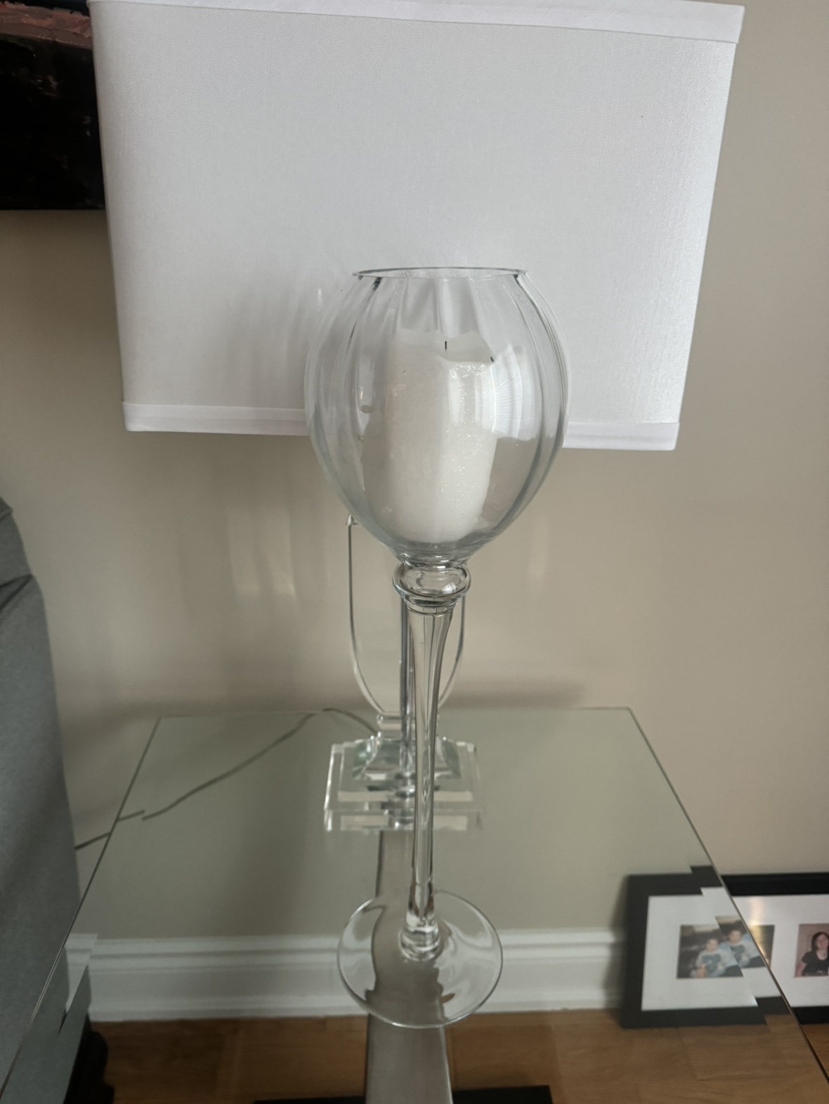 Crystal Candle Holder and Vase