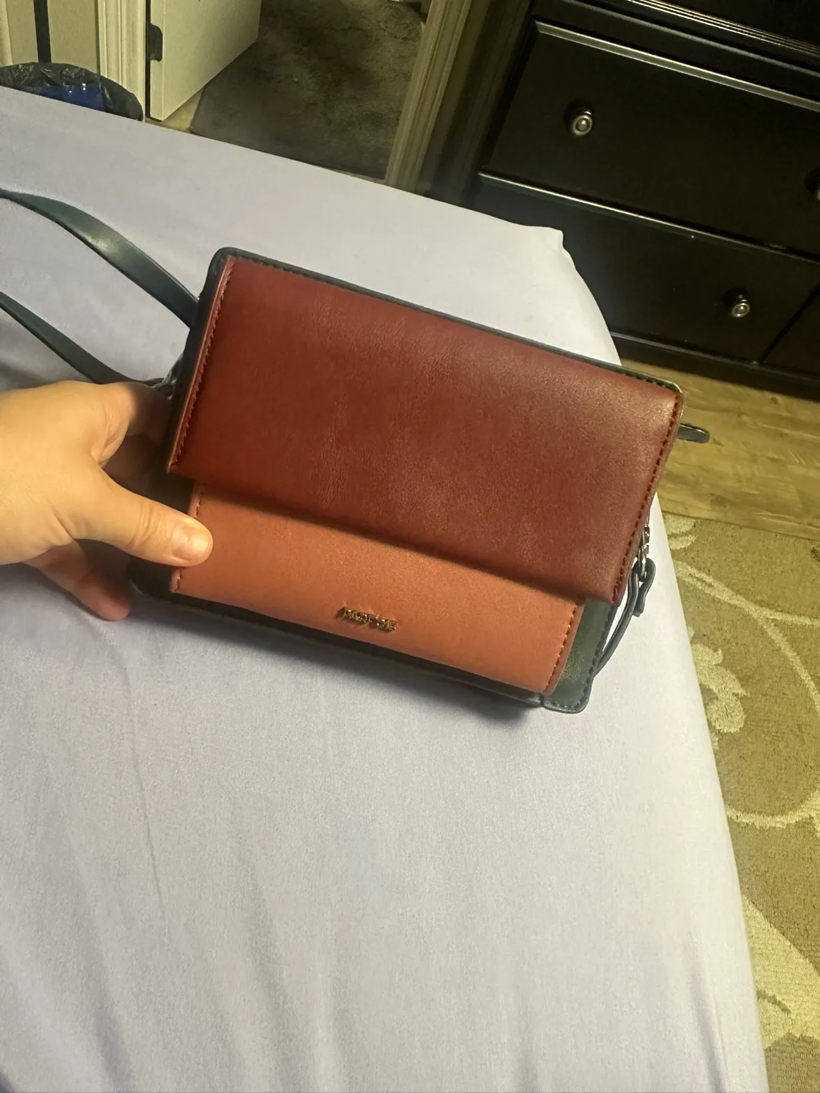 Parfois green, red, and pink crossbody bag image indicator(2)