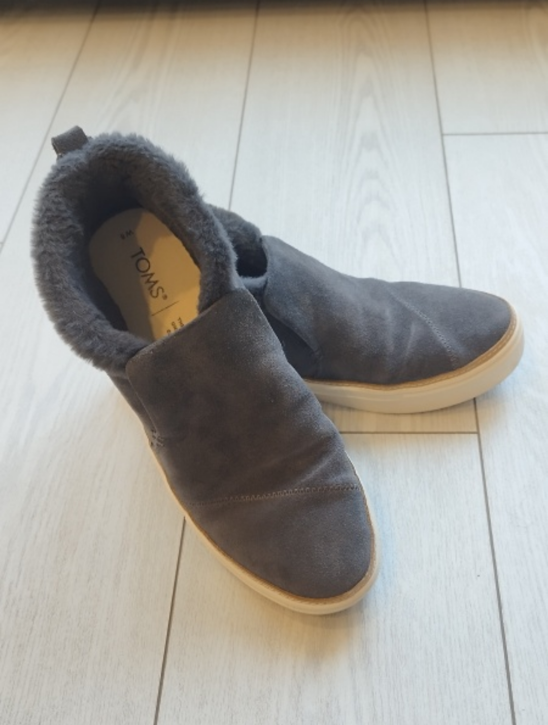 TOMS Grey Suede Slip-on Sneakers - photo 3
