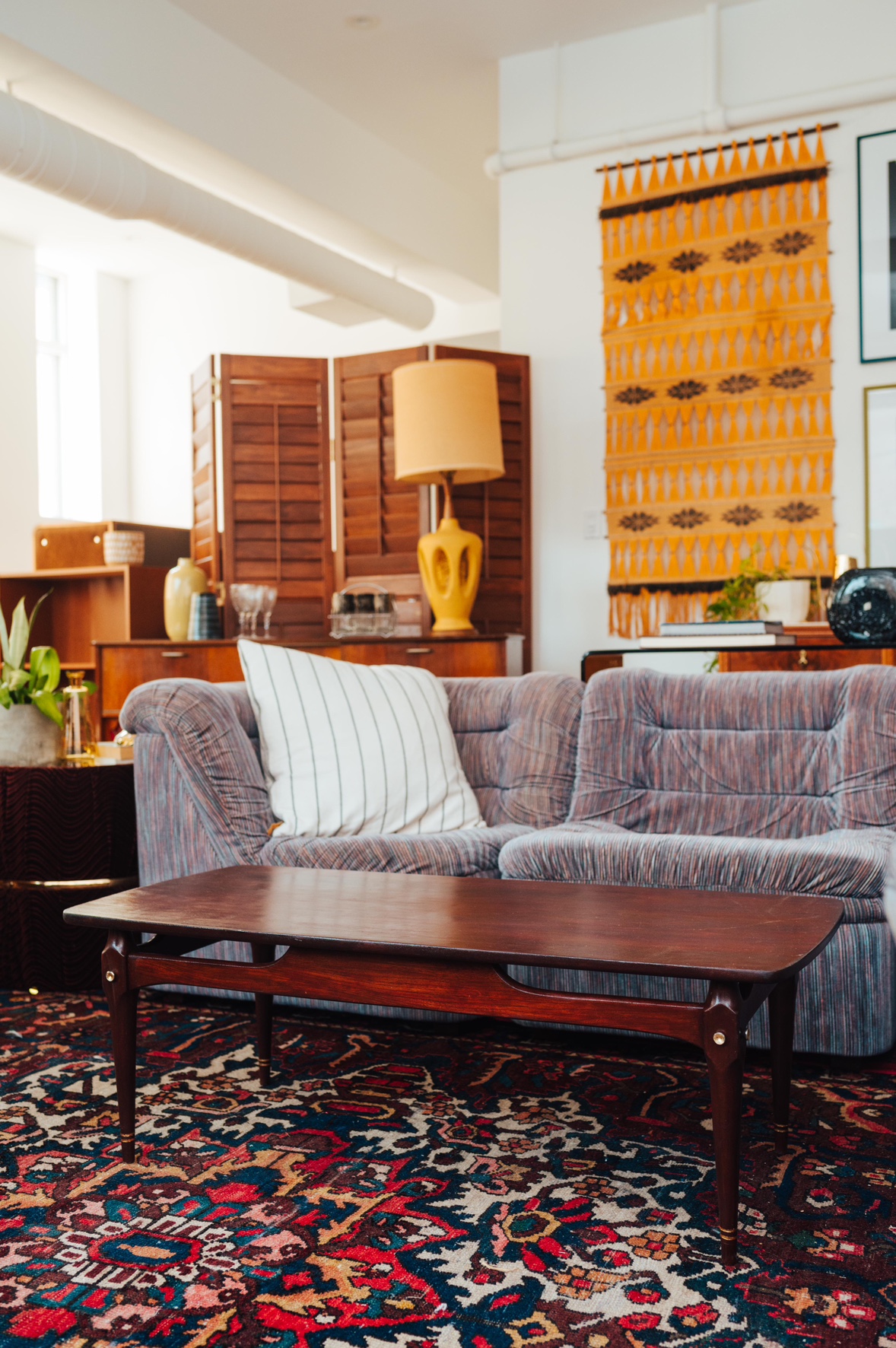 Mid-Century Modern Solid Wood Coffee Table - photo 2