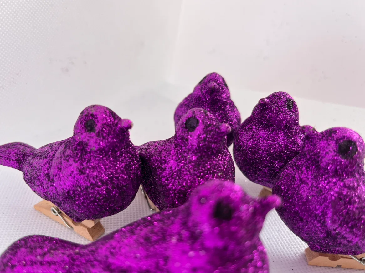 Purple Glitter Birds image indicator(2)