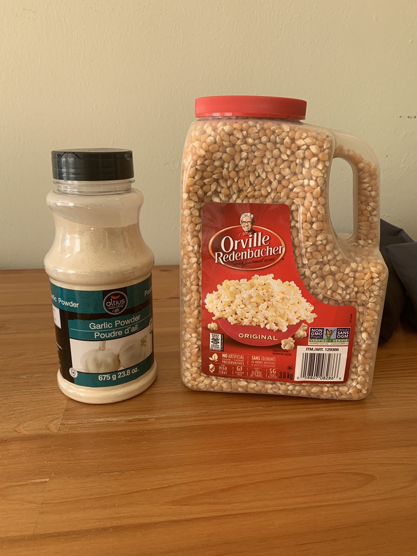 Popcorn and Garlic Powder