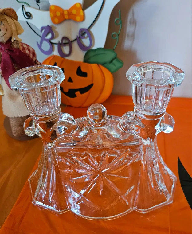 Vintage Double Tapered Candlestick Holders 🕯 image indicator(4)