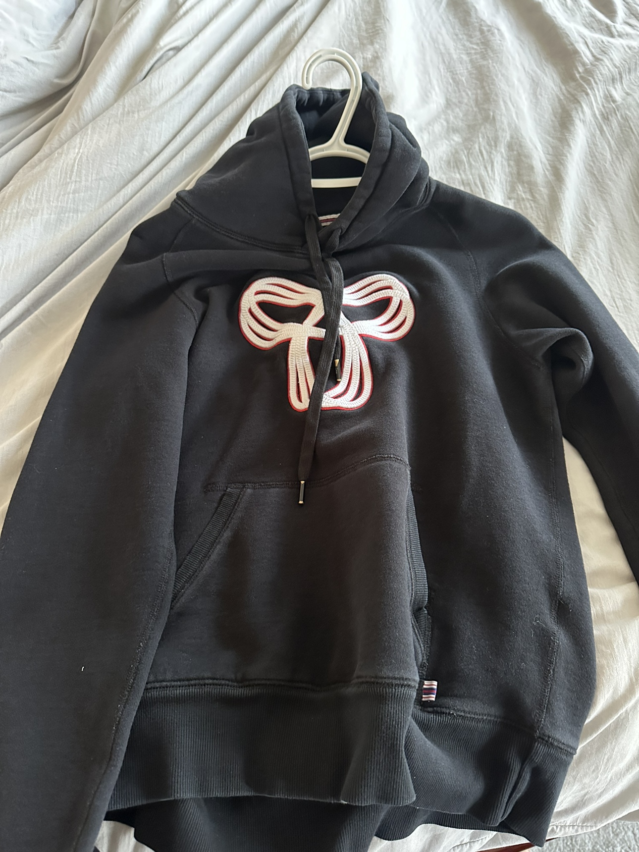 Black Hoodie with Bow