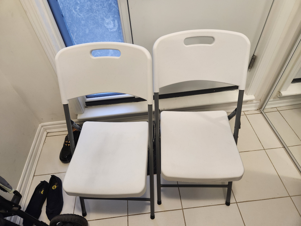 Set of 2 Folding Chairs - photo 2