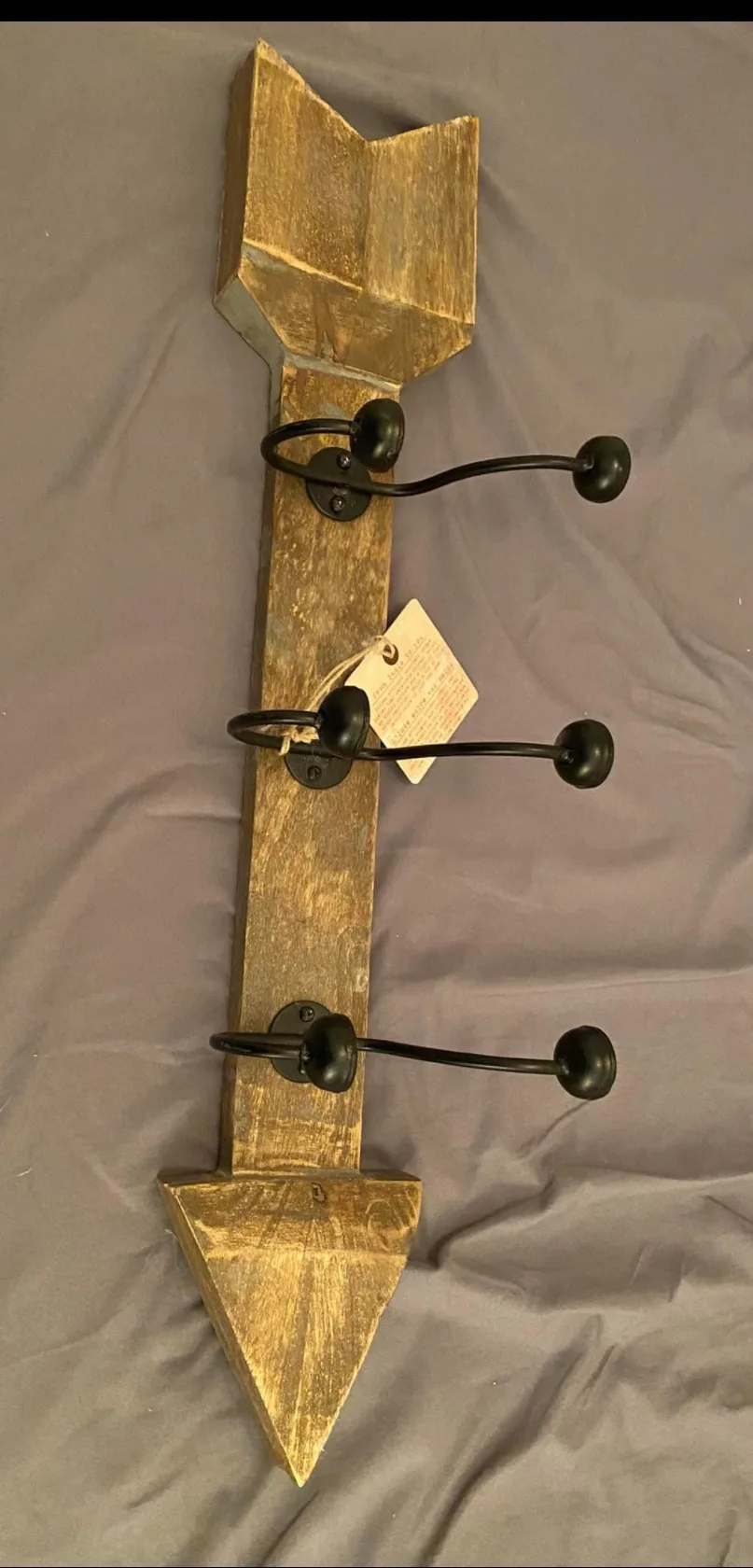 Wooden Arrow Coat Rack NWT image indicator(2)