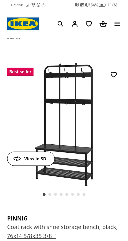Coat and Shoe rack IKEA
