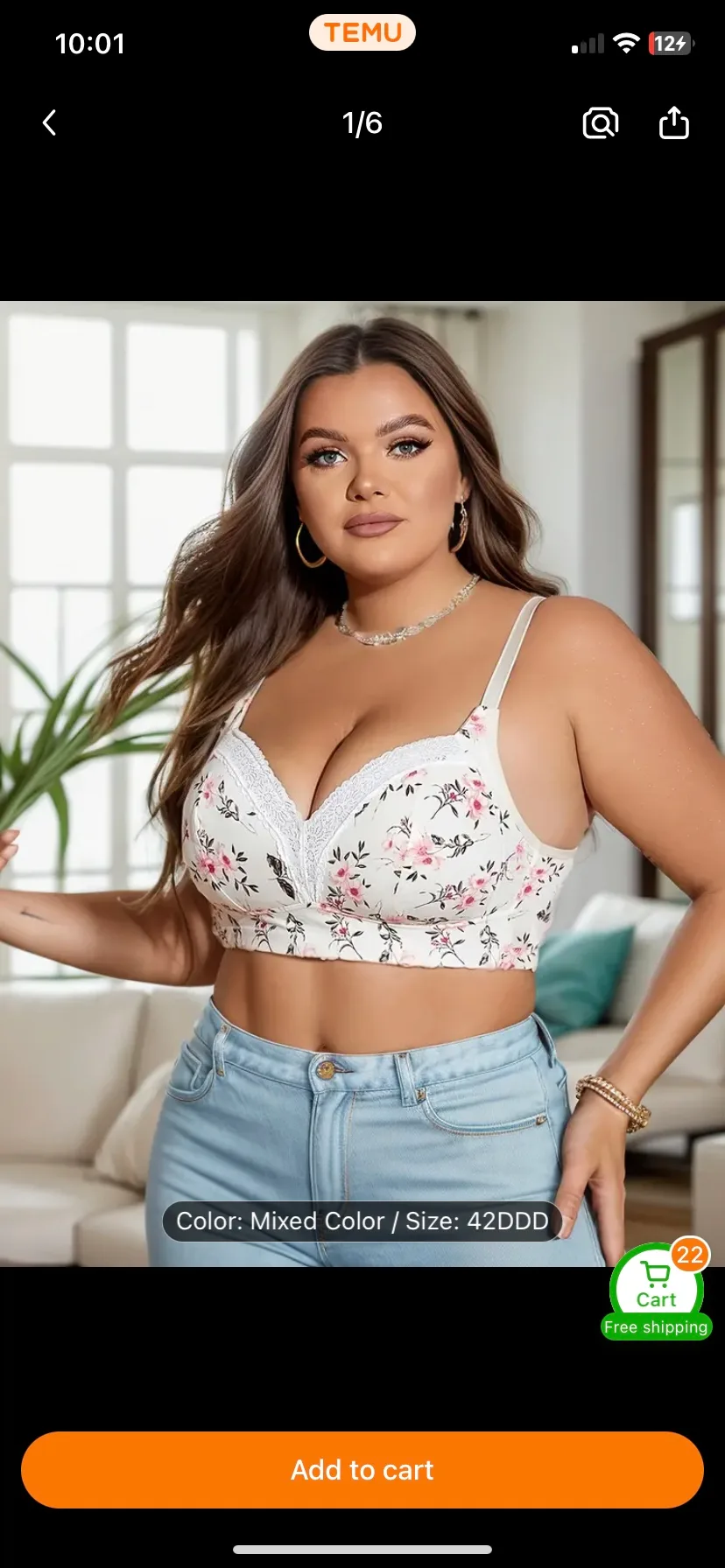 Floral Bra thumbnail