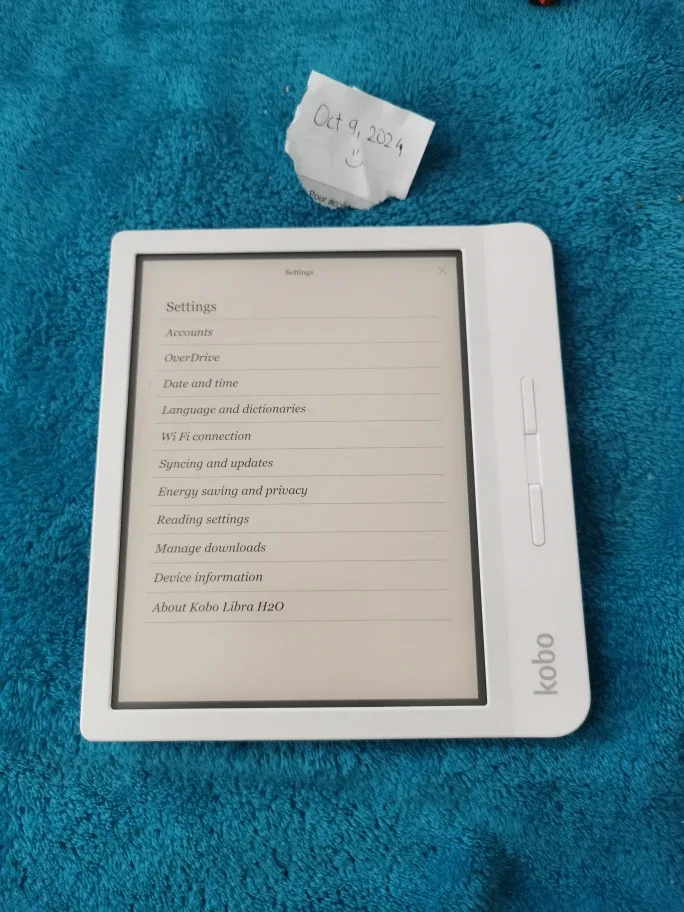 Kobo Libra H20 E-reader image indicator(2)