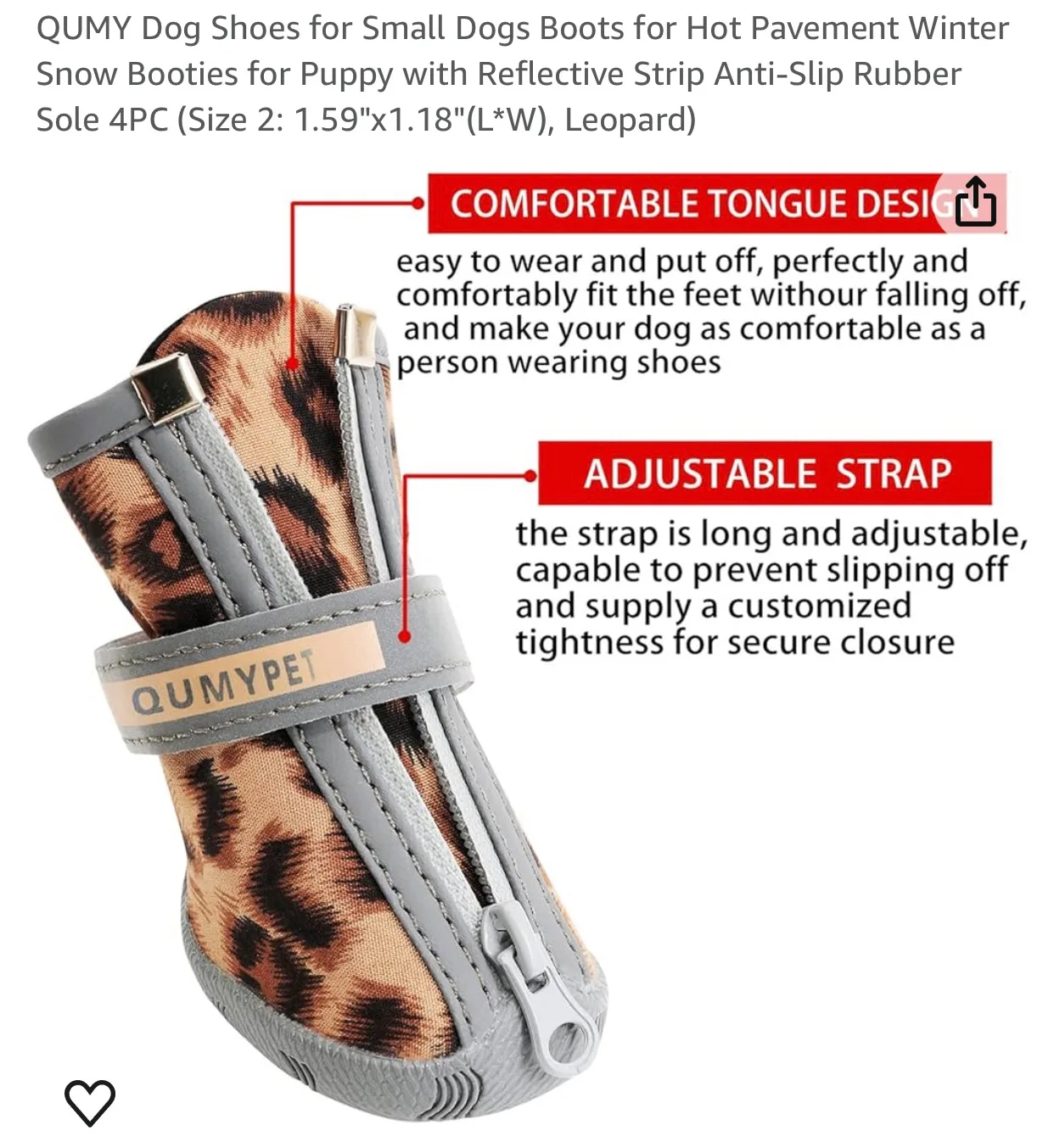 Leopard Dog Hoodie, paw grips and Booties Set image indicator(6)