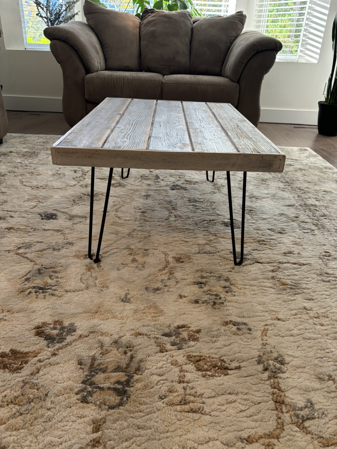 Rustic Farmhouse Coffee Table made by local crafts woman - photo 3