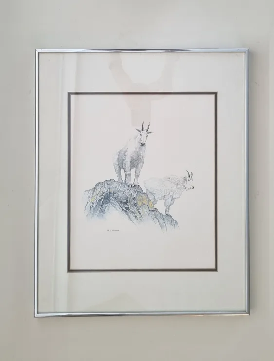 Wall Art Mountain Goats by M.G. Loates image indicator(2)