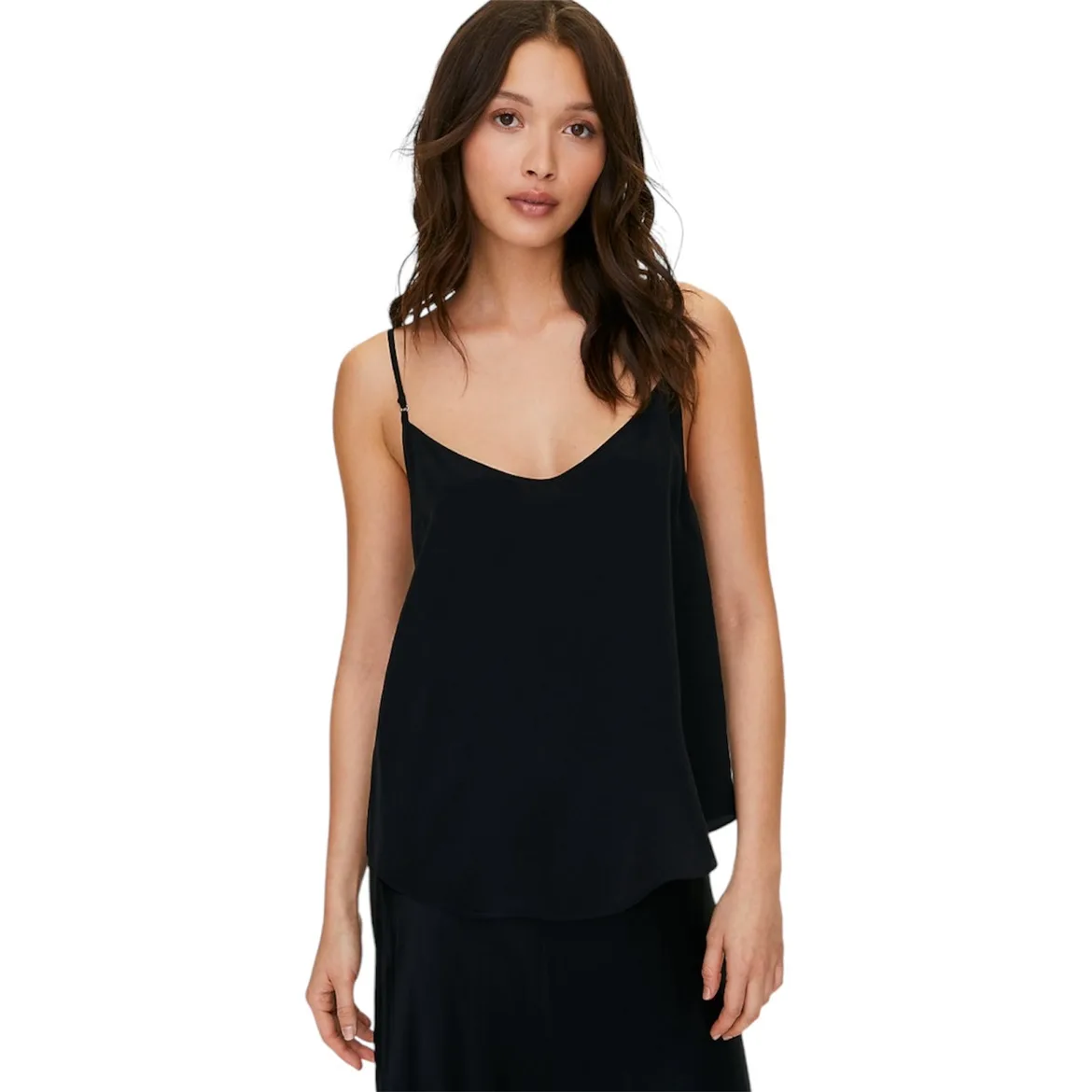 Aritzia Under Wilfred Nostalgia Silk Camisole Tank Top Size S image indicator(7)