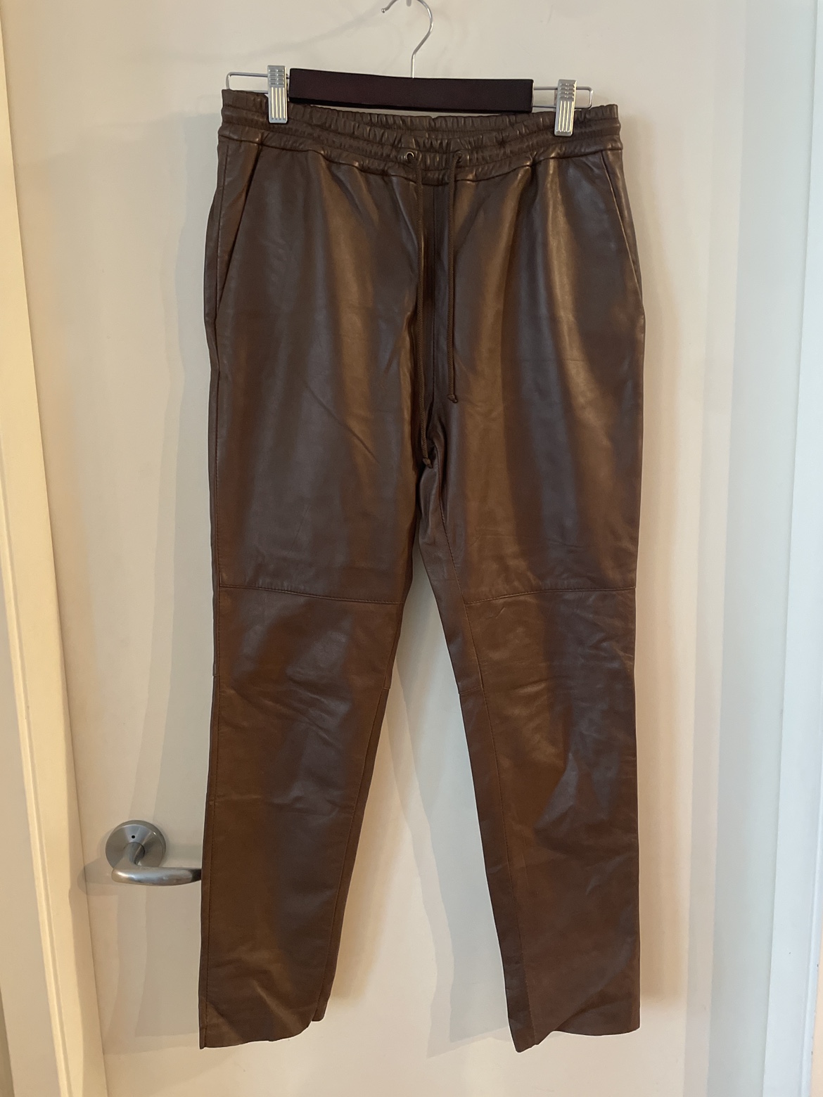 Vintage genuine Leather Pants