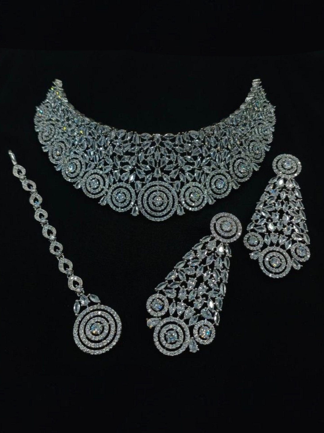 Cubic Zirconia Jewellery Set