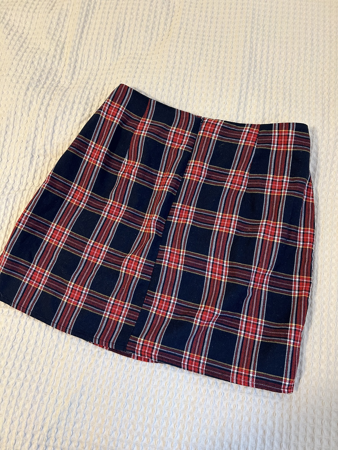 Red and Black Plaid Skirt - photo 4