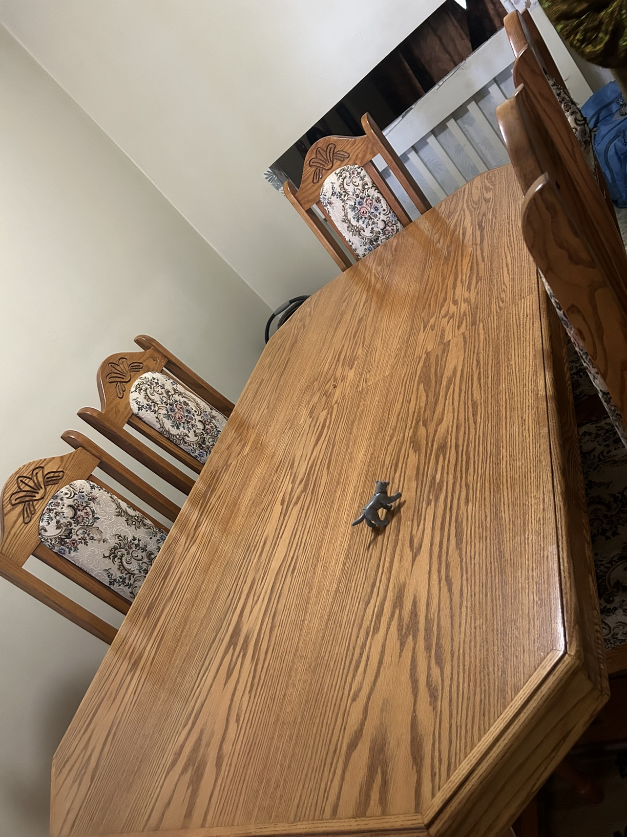 Oak Dining Table Set