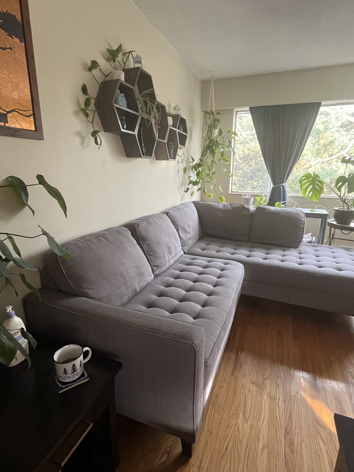 Grey Sectional Sofa - photo 3