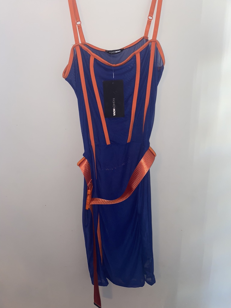 Fashion Nova Ignition Mesh Dress - Size Large - photo 2