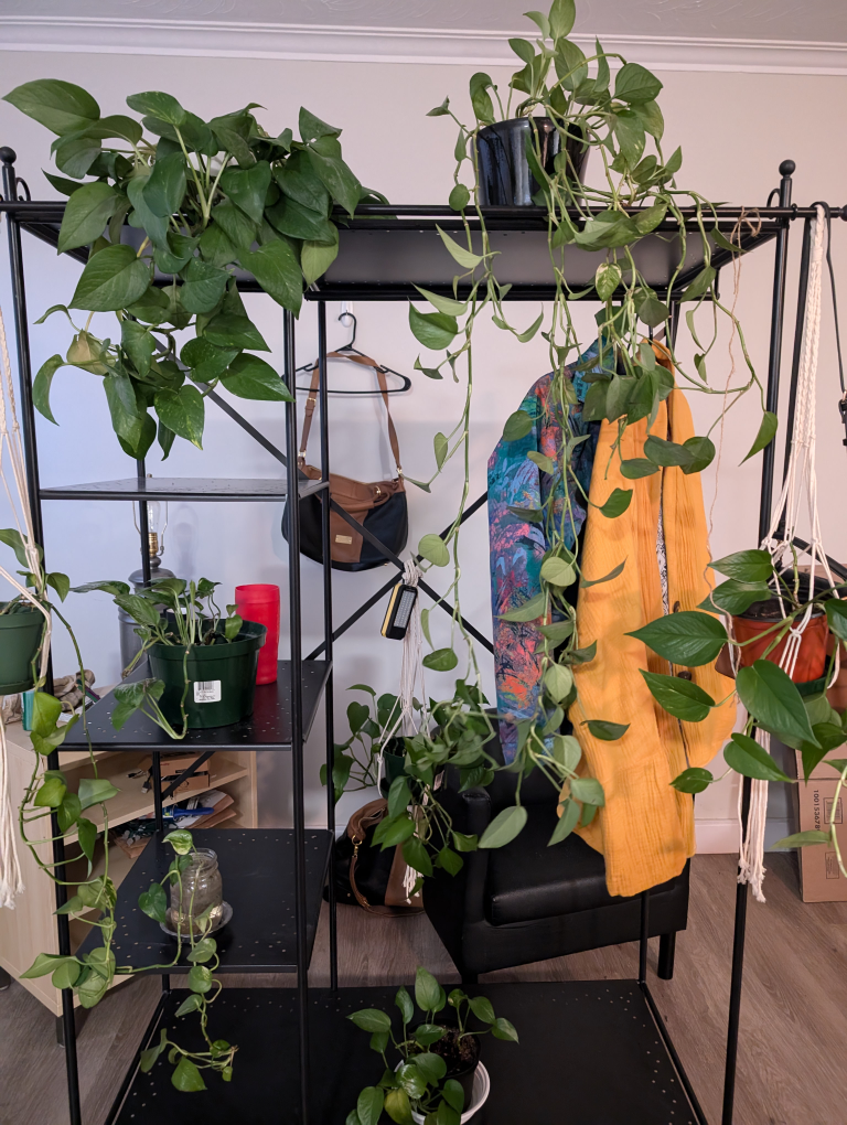 Black Metal Clothing rack - photo 4