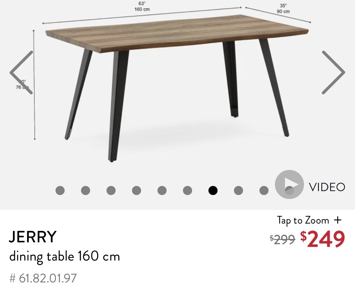 Structube Jerry Dining Table