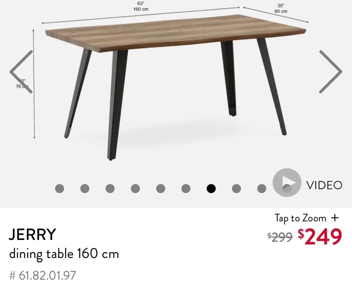 Structube Jerry Dining Table thumbnail